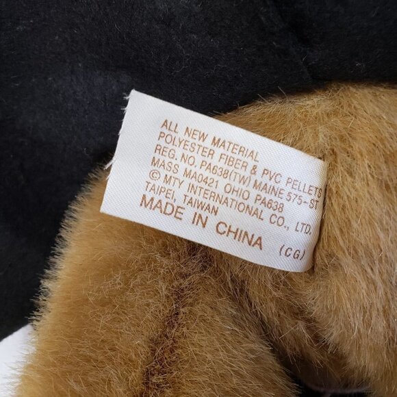 Dan Dee 15" Teddy Bear Pink Knit Sweater Black Poodle Skirt Plush - Picture 6 of 8